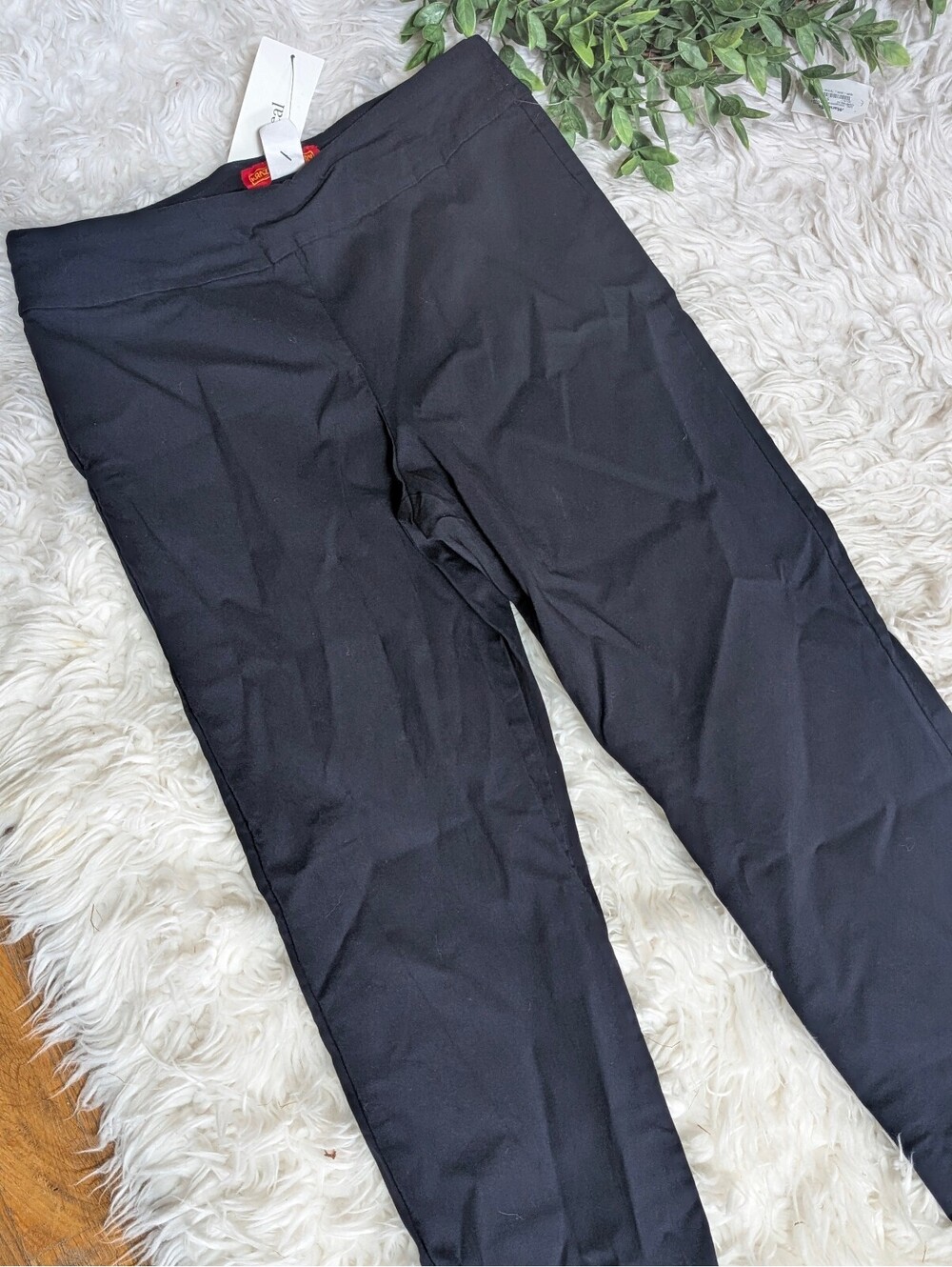 Krazy Larry Women's Black Stretch Pants Size 10 Made in USA
